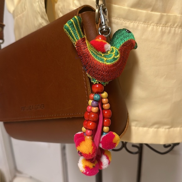 Colorful Bird Key Chain Purse Charm - Picture 8 of 8